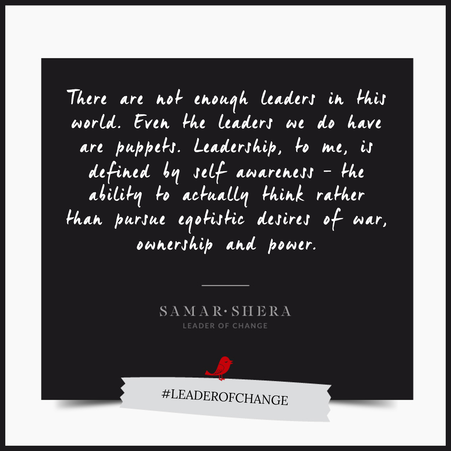 leader of change quote