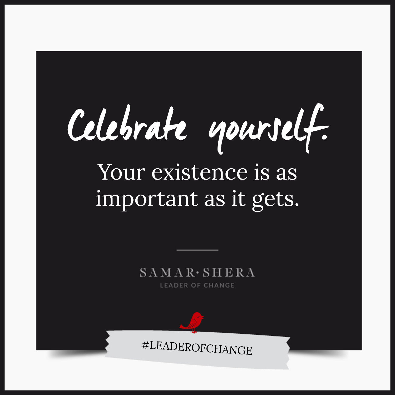 celebrate yourself