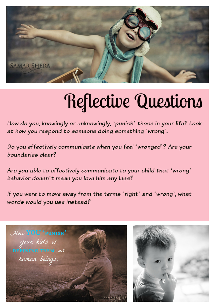 How you punish your kids reflective questions
